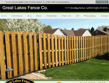 Tablet Screenshot of greatlakesfence.com